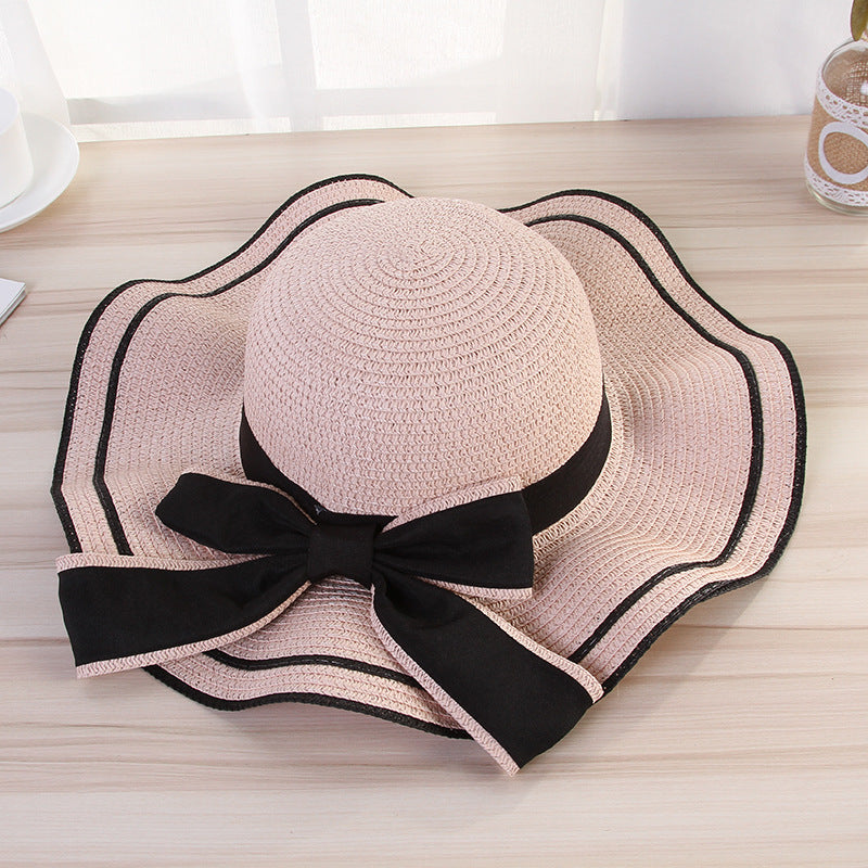Riviera Straw Hat Pink
