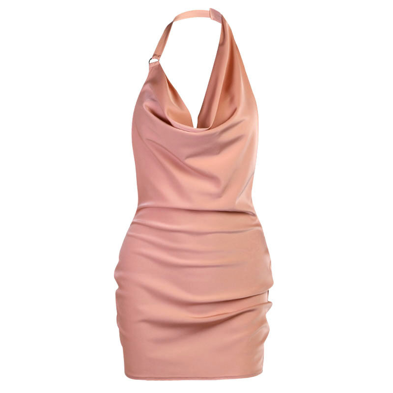 Clair Satin Mini Dress
