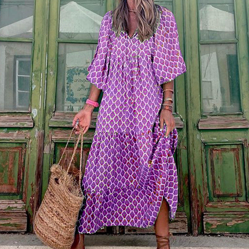 Solène Boho Maxi Dress