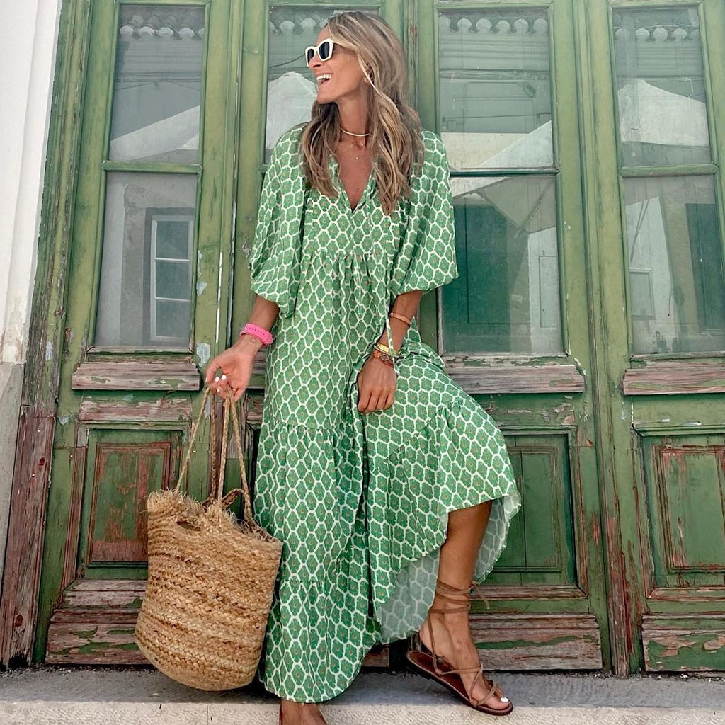 Solène Boho Maxi Dress