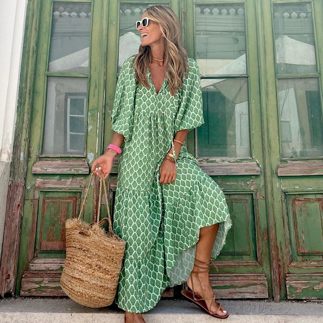 Solène Boho Maxi Dress