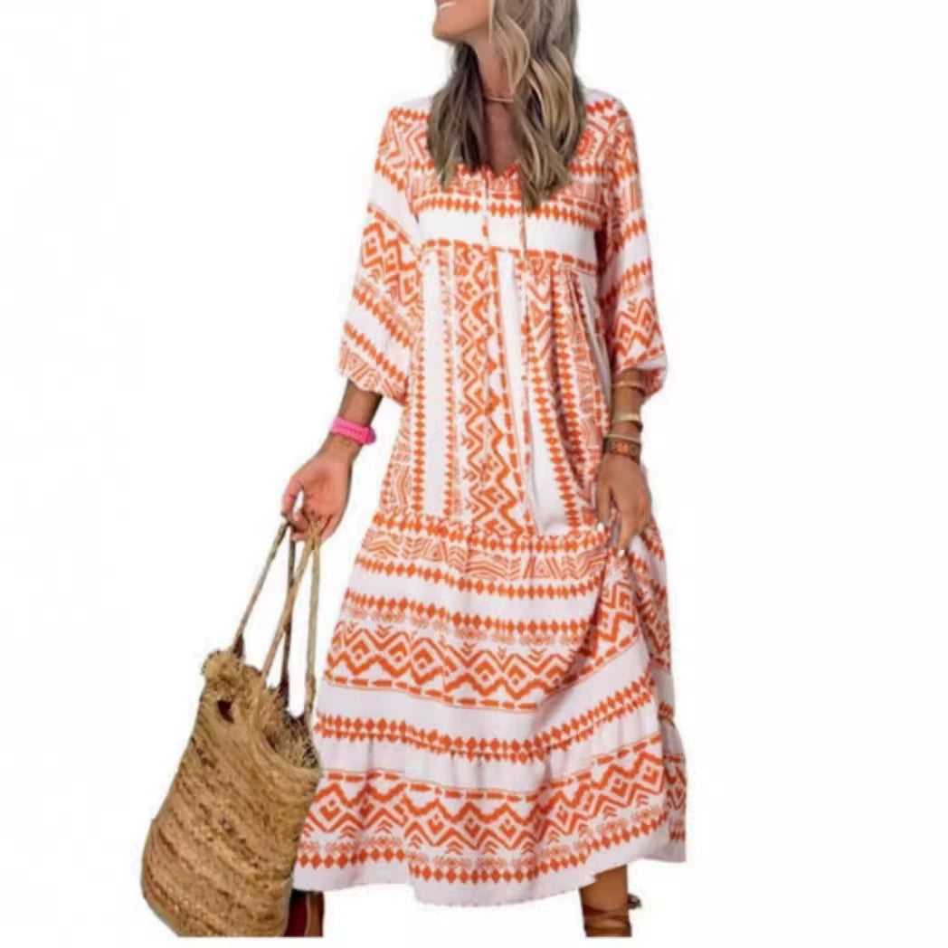 Solène Boho Maxi Dress