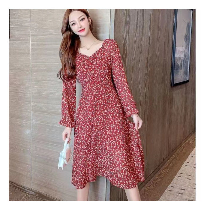 Éden Floral V-Neck Dress