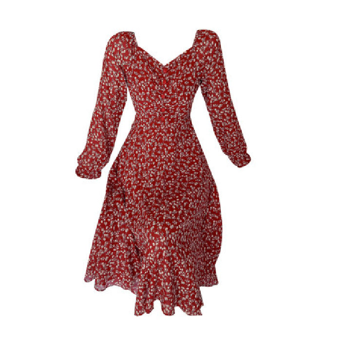 Éden Floral V-Neck Dress