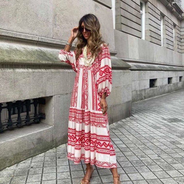 Solène Boho Maxi Dress